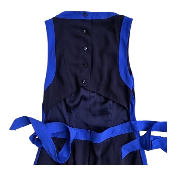 Anthropologie- Elevenses Beca Open Back Jumpsuit in navy size 0 - Picture 16 of 16